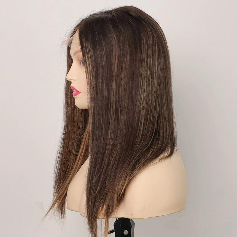 Popular Sue Color with highlight Lace top wig for women Wholesale YR002